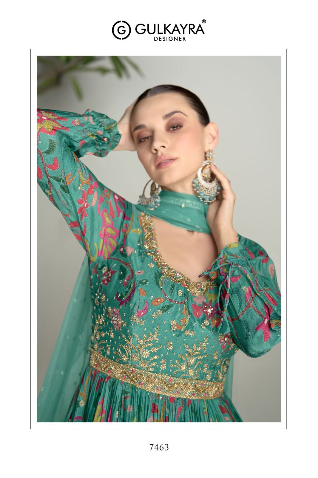 Anayah By Gulkayra Real Chinon Wedding Gown With Dupatta Wholesale Shop In Surat